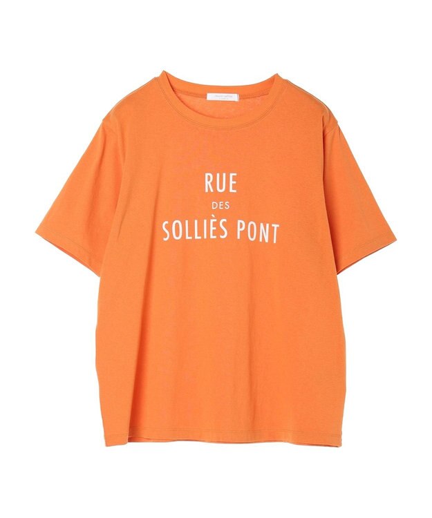 Green Parks フレンチロゴレギュラーＴシャツ Orange