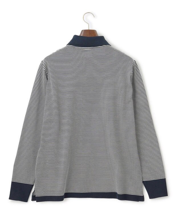 J.PRESS MEN 【きちんと感 × ニットのような柔らかな着心地】フレックスジャージ ポロシャツ ネイビー系1