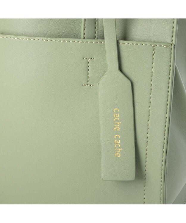 UNBILLION カシュカシュ cachecache / パーテーションミニ2wayトートバッグ ライトグリーン