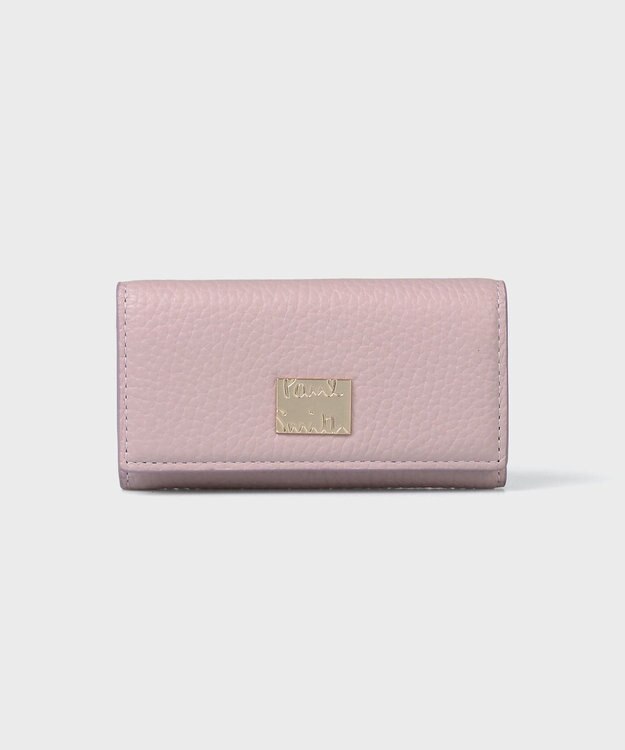 Paul Smith メタルクロップドロゴ キーケース ライラック