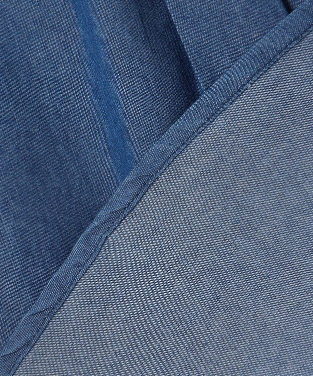 J.PRESS KIDS 【140-170cm】バックブル ダンガリー 半袖シャツ ネイビー