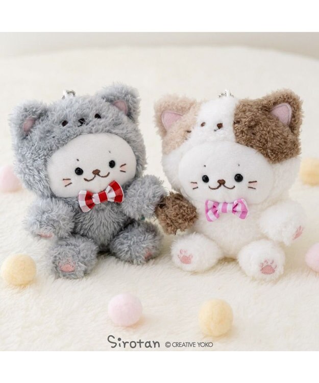 Mother garden しろたん 猫キーホルダー 《三毛猫》 単品 三毛