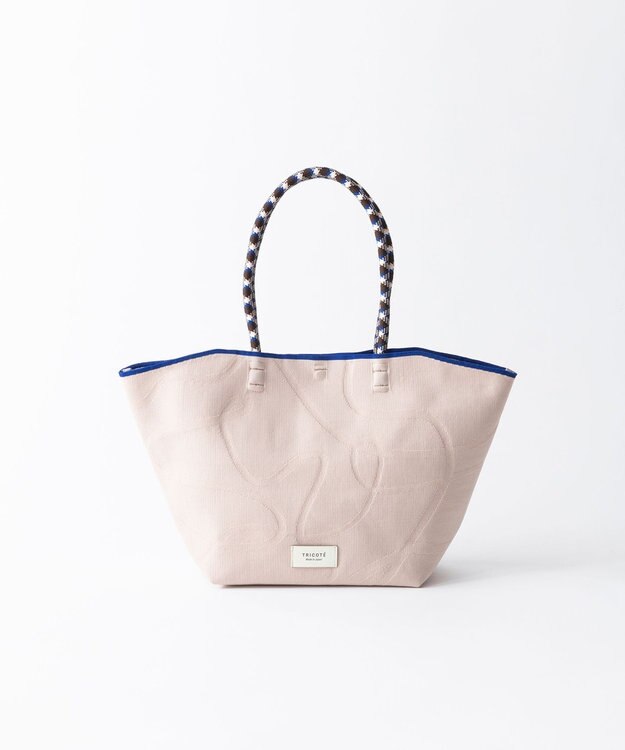 TRICOTE 【軽くて丈夫】バンピーリンクトートバッグ 80IVORY