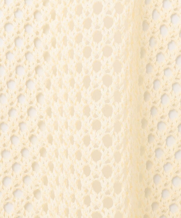 GRACE CONTINENTAL メッシュラインニットフーディ キナリ