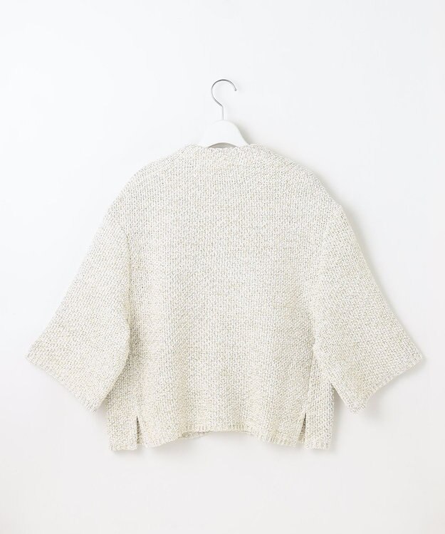 自由区 【カトリエムブーケ】Maille brillante ノーカラーアウター オフ