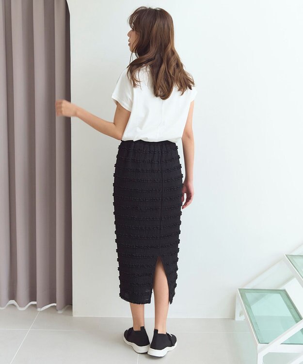 Feroux フレンチスリーブロゴプリント Tシャツ ホワイト系