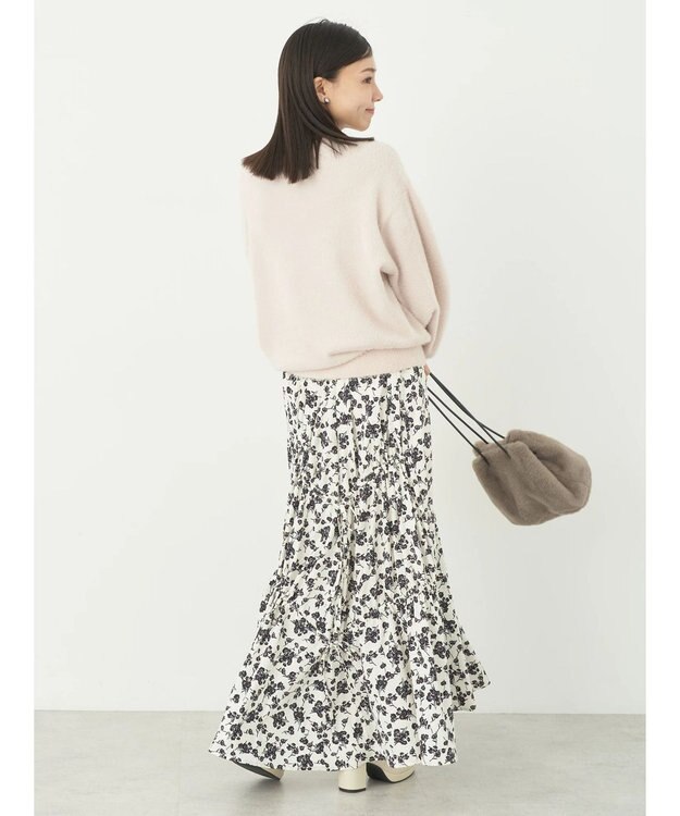 earth music&ecology ミニシャギープルオーバー Light Pink