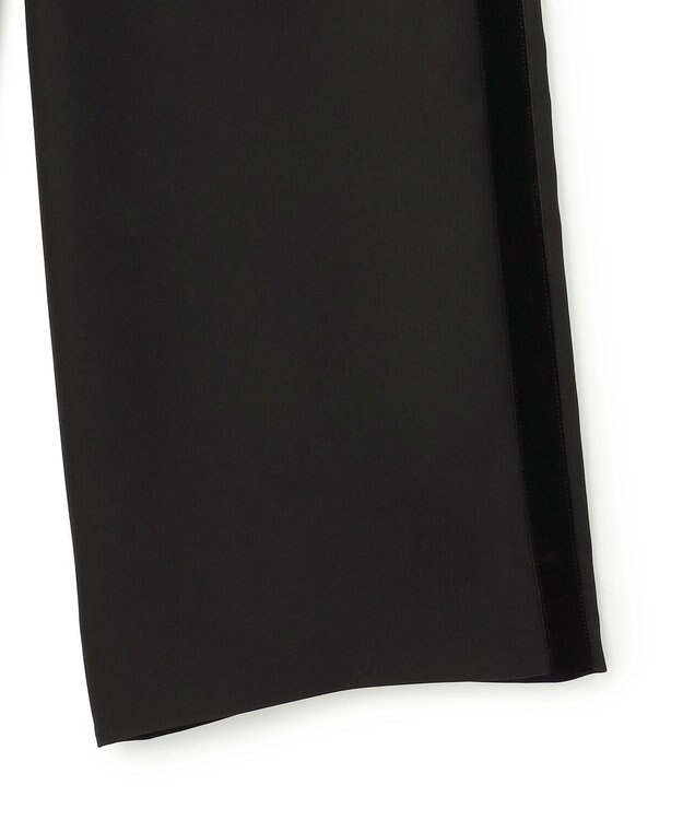 ICB L 【先行予約】 ベルベットライン トラックワイドパンツ ブラック