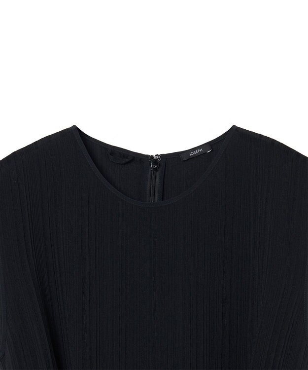 JOSEPH プリーツジャガード　ドレス Black