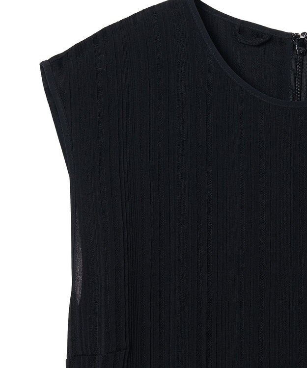 JOSEPH プリーツジャガード　ドレス Black