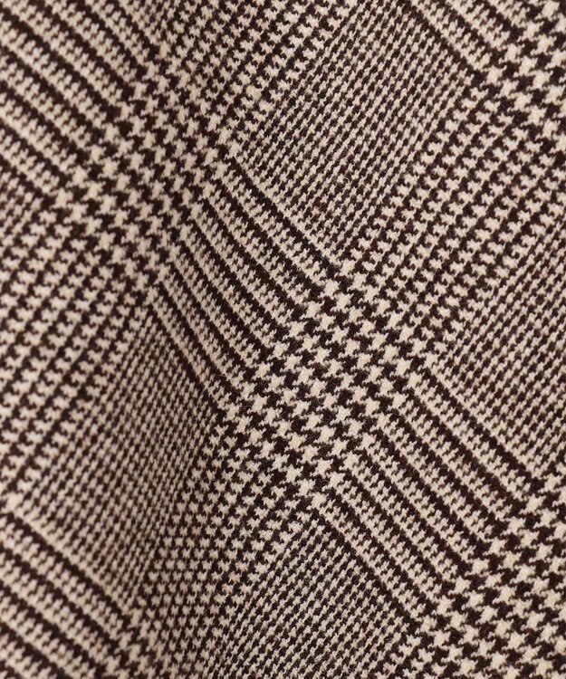 J.PRESS LADIES クラシカル グレンチェック フレアー スカート ダークブラウン系3