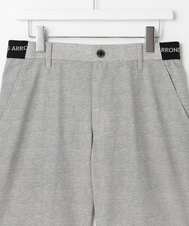 23区GOLF 【MEN】【キングサイズ/ストレッチ】クールドット柄ハーフパンツ ライトグレー系5