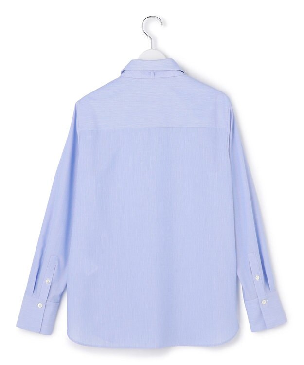 ICB 【先行予約・2WAY】 クリーンブロード タイ付きシャツ ブルーストライプ