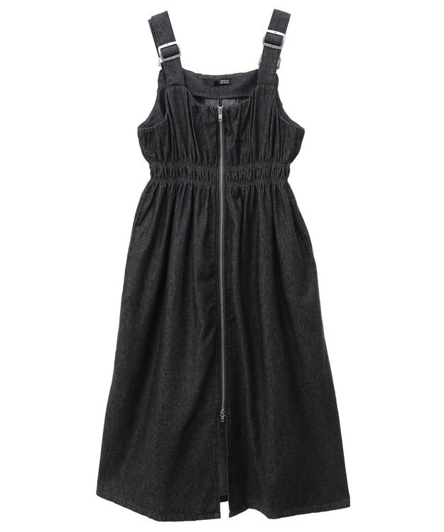 Green Parks ・ＳＵＧＡＲ　ＳＰＯＯＮ　デニムシャーリングジャンス Black