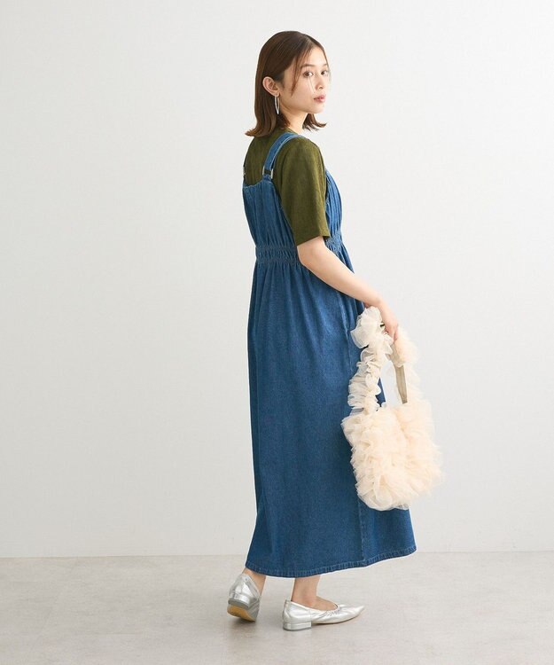 Green Parks ・ＳＵＧＡＲ　ＳＰＯＯＮ　デニムシャーリングジャンス Indigo