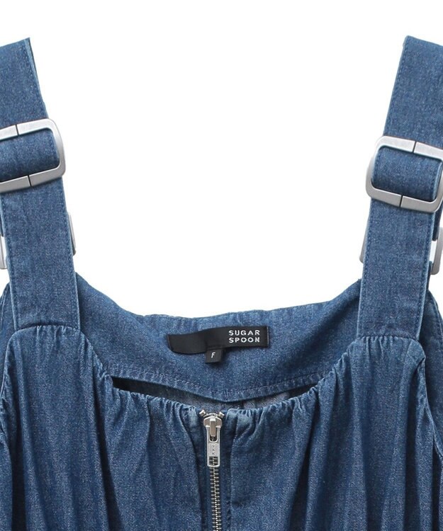 Green Parks ・ＳＵＧＡＲ　ＳＰＯＯＮ　デニムシャーリングジャンス Indigo