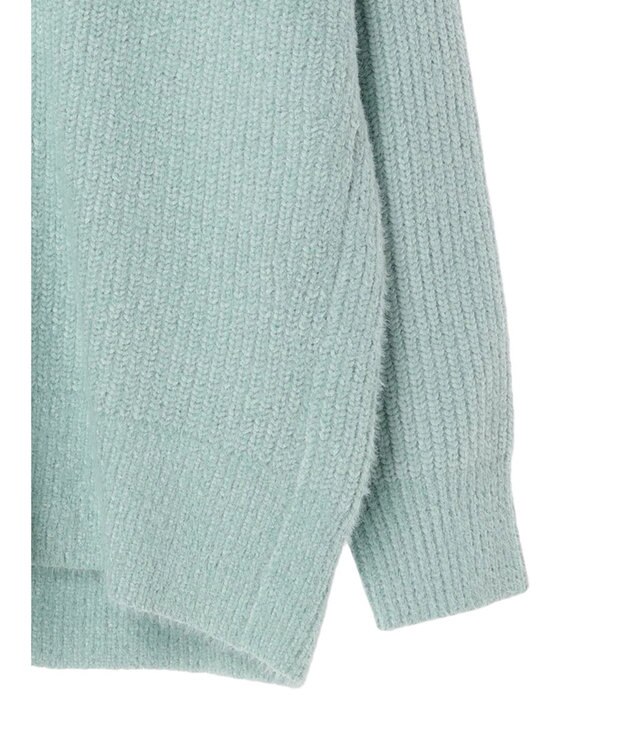 AMERICAN HOLIC モールヤーン片畦Ｖネックニットプルオーバー Mint