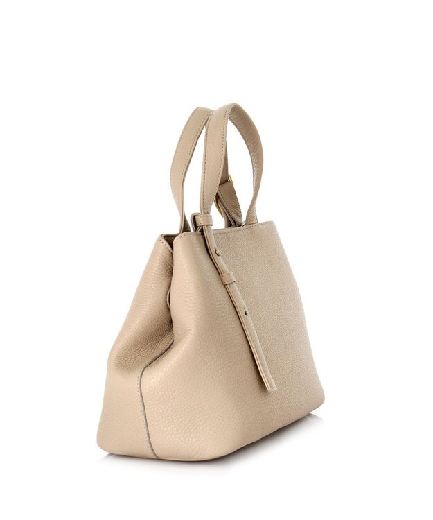 IBIZA アセアーダ　牛革　ハンドバッグ(S) ベージュ