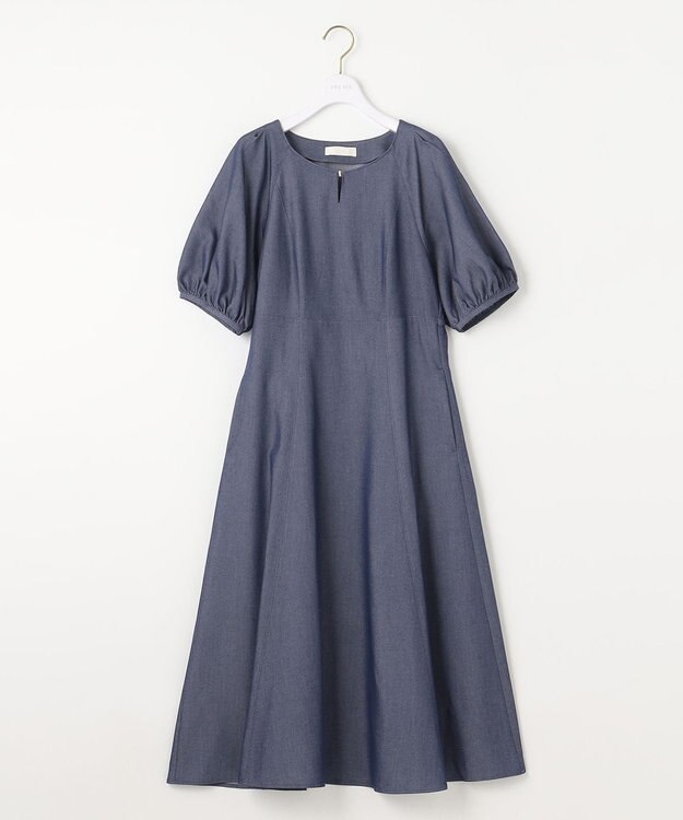 ANY SIS 【洗える】カジュアルレディ ワンピース シャンブレー