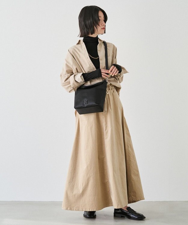 russet クラウズナイロン2WAYミニショルダーバッグ(CE-1683) Black