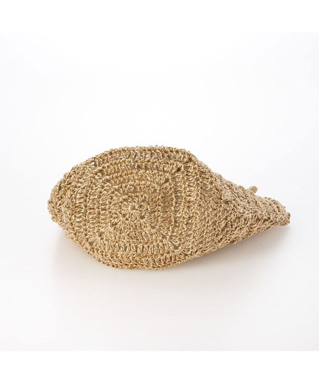 UNBILLION カシュカシュ cachecache / メタリック糸手編みポシェット ゴールド