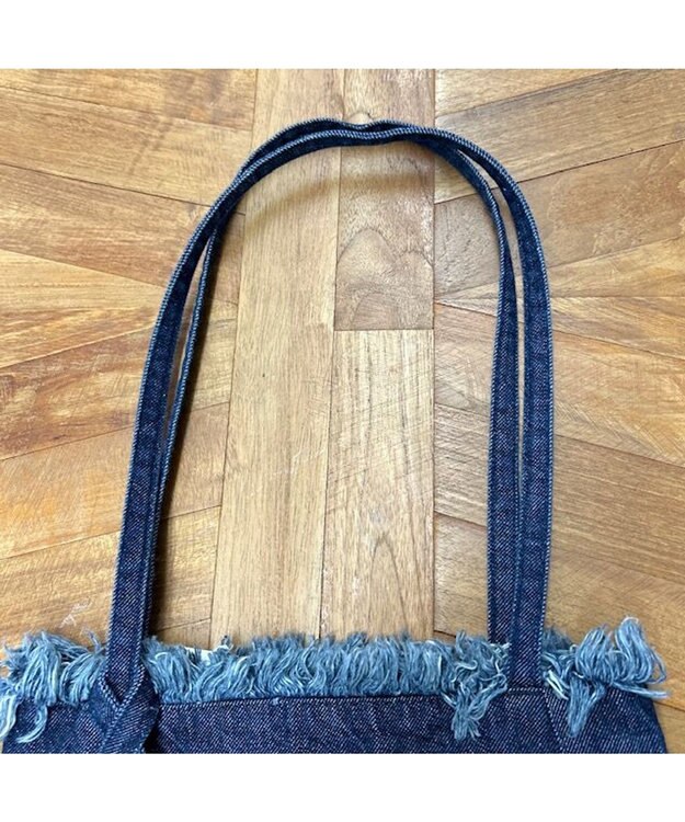 woadblue 【157】DENIM TIE TOTE デニムトートバッグ ダークブルー DARK BLUE