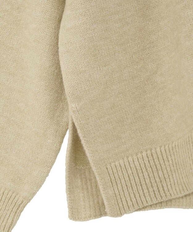 Green Parks フェイクレイヤードＶネックニットプルオーバー Light Beige