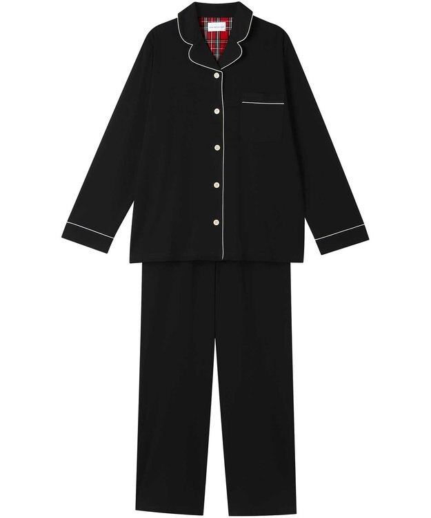 une nana cool 【綿100％】シルケットスムースパジャマ BL