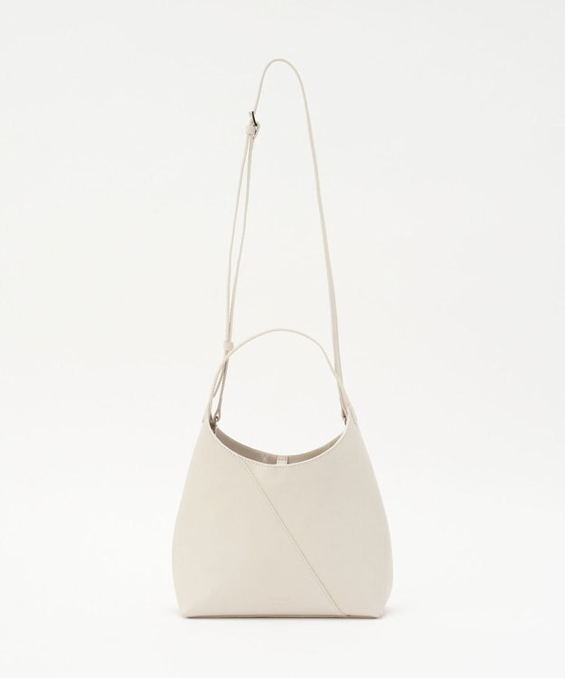 russet スムースレザー2WAYミニトートバッグ(CE-1676) Ivory