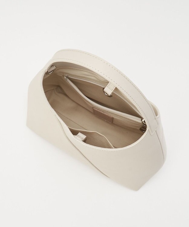 russet スムースレザー2WAYミニトートバッグ(CE-1676) Ivory