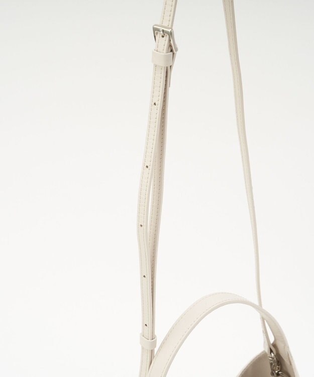 russet スムースレザー2WAYミニトートバッグ(CE-1676) Ivory