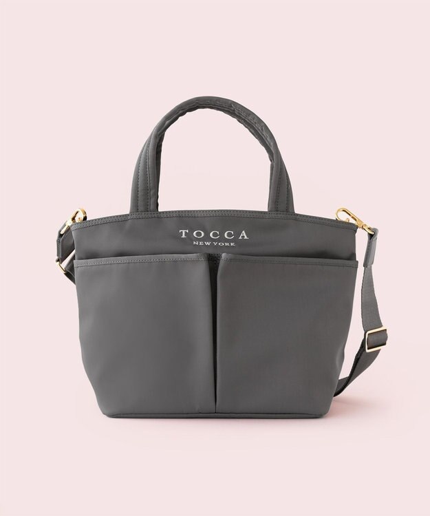 TOCCA 【WEB＆一部店舗限定】【撥水・サスティナブル素材】T-INCONTRO TOTE S トートバッグ S グレージュ系