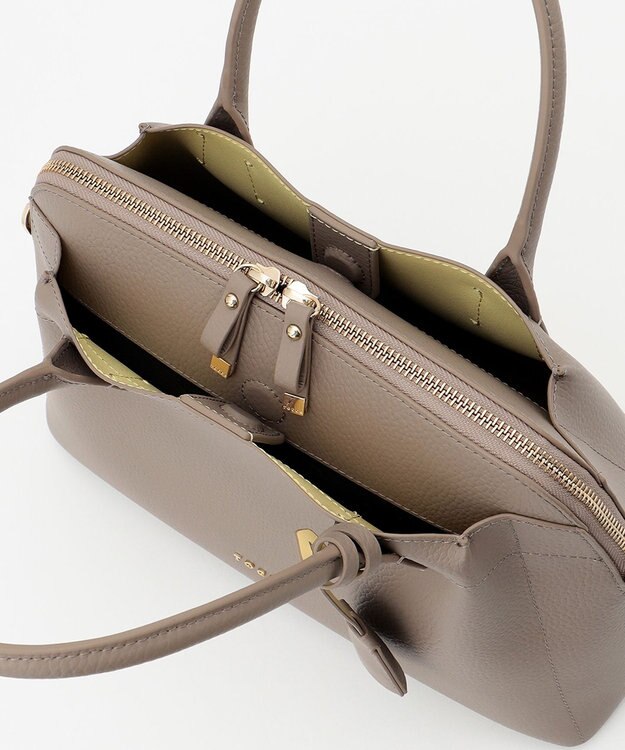 TOCCA NOBLESSE LEATHERTOTE レザートートバッグ ブラウン系