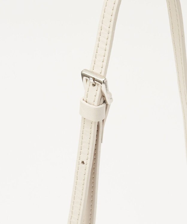 russet スムースレザー2WAYミニトートバッグ(CE-1676) Ivory