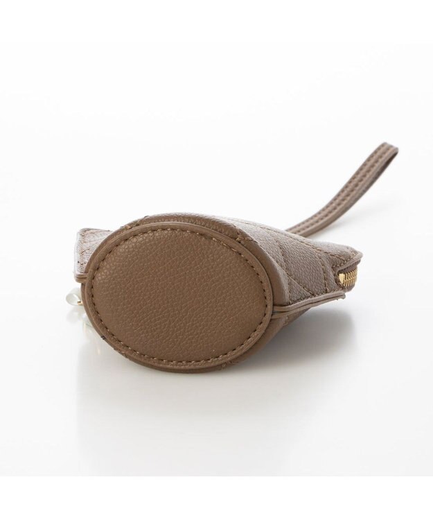 UNBILLION cachecache キルティングポーチ付きスマホストラップセット ブラウン