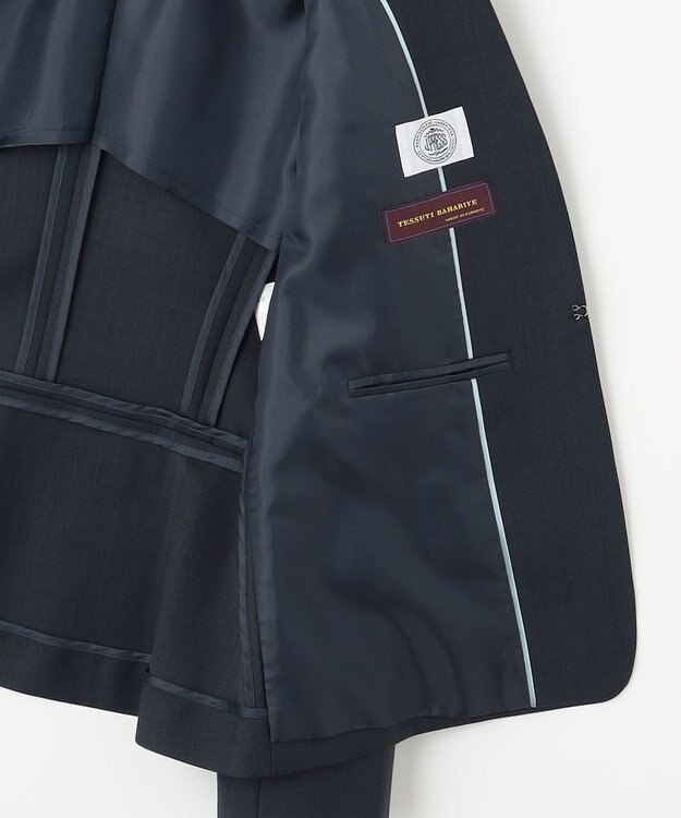 J.PRESS LADIES L 【セットアップ対応】BAHARIYE1 ノーカラー ジャケット ネイビー系