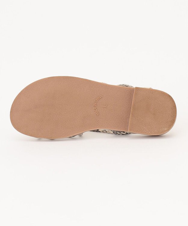 ANY ナローストラップ サンダル アイボリー系5