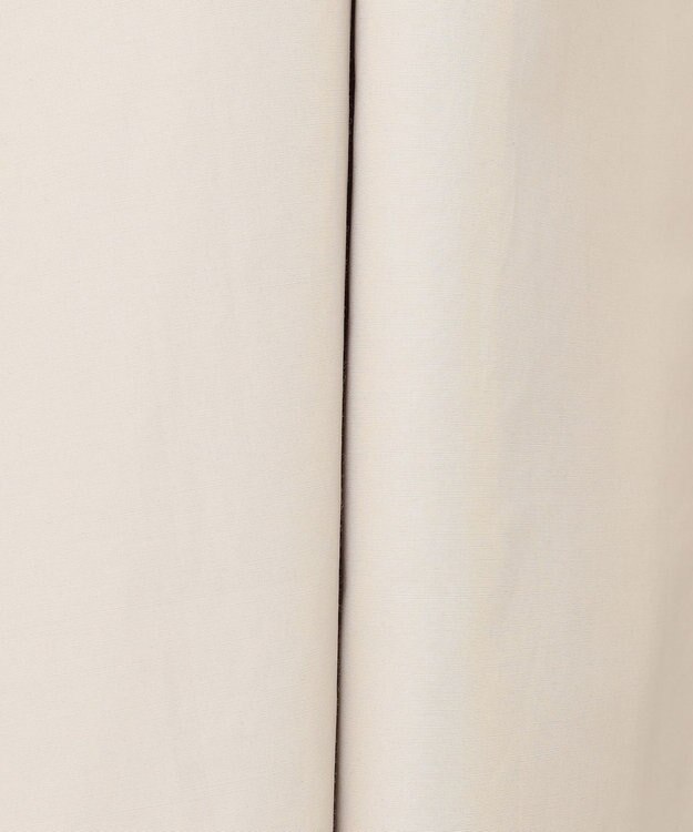 23区 【洗える】ハイカウントライトタフタ ギャザースカート ベージュ系