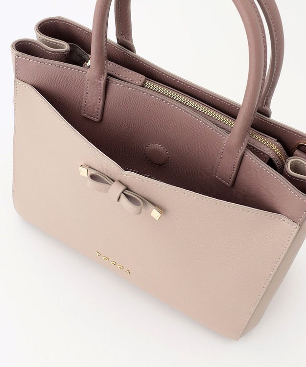 TOCCA 【WEB限定】PRIMULA PETAL LEATHERTOTE トートバッグ ベージュ系1