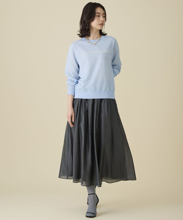 自由区 リブ ソックス グレー