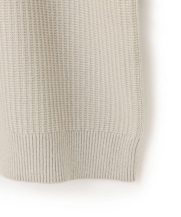 JOSEPH HOMME エアリーシープコットン / ヘンリーネックニット アイボリー系