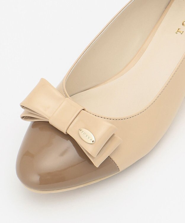 TOCCA 【晴雨兼用】NOBLE RIBBON RAINSHOES レインシューズ ベージュ系