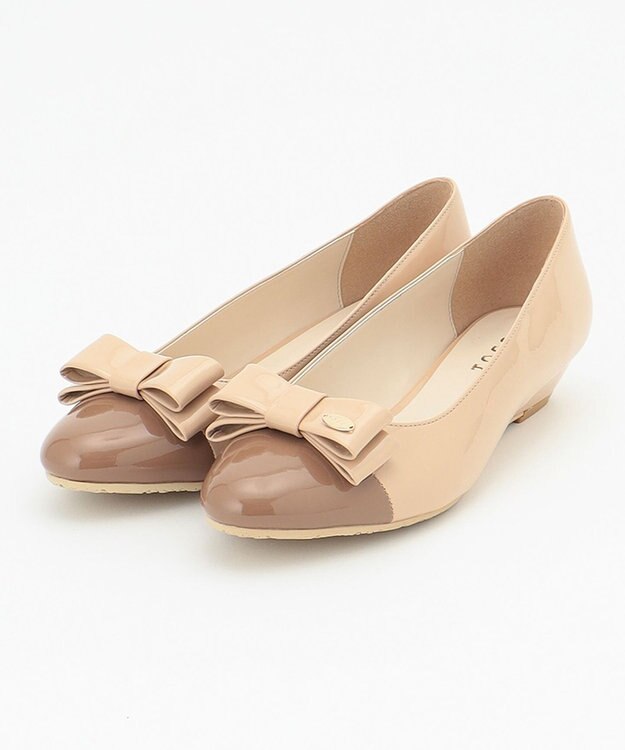 TOCCA 【晴雨兼用】NOBLE RIBBON RAINSHOES レインシューズ ベージュ系