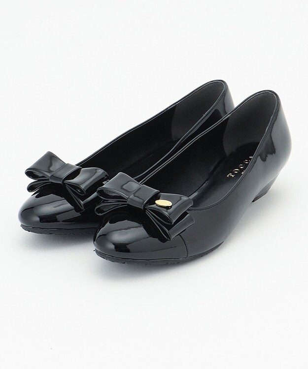 TOCCA 【晴雨兼用】NOBLE RIBBON RAINSHOES レインシューズ ブラック系