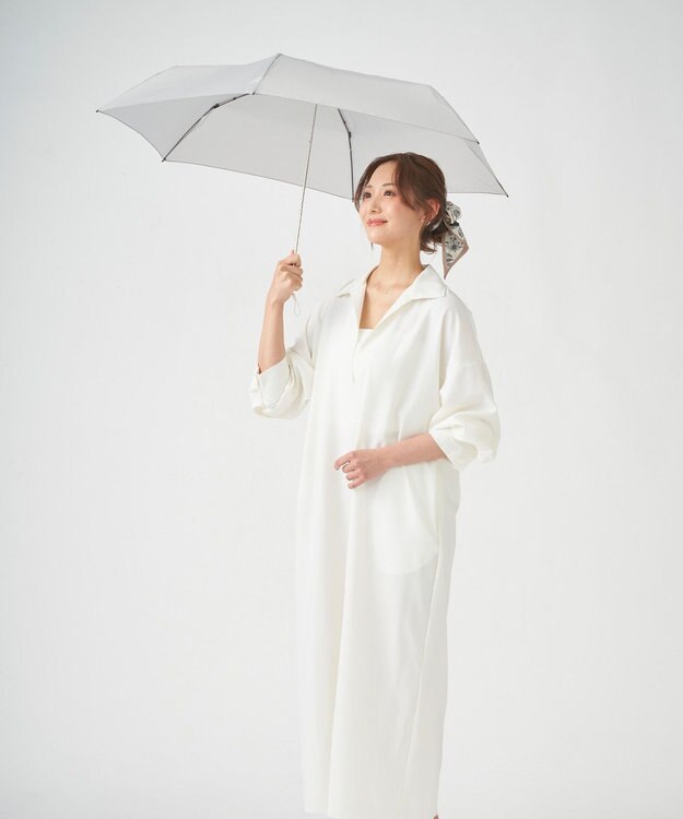 MOONBAT 【Pitaa】 pen プレーン 無地  折りたたみ傘 雨傘 超軽量 55cm グレー