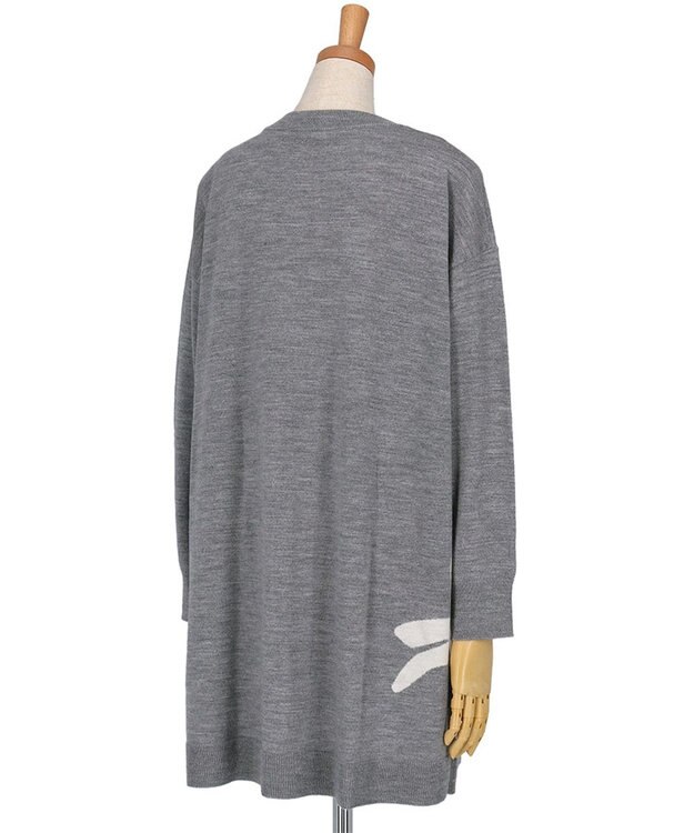tsumori chisato SLEEP ツモリチサト カーディガン 長袖 ルームウェア あったか レディース UTX584 /ワコール グレー