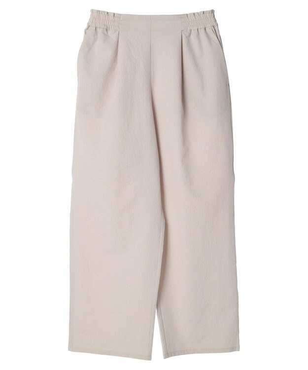 Green Parks イージーサイドラインパンツ Ecru