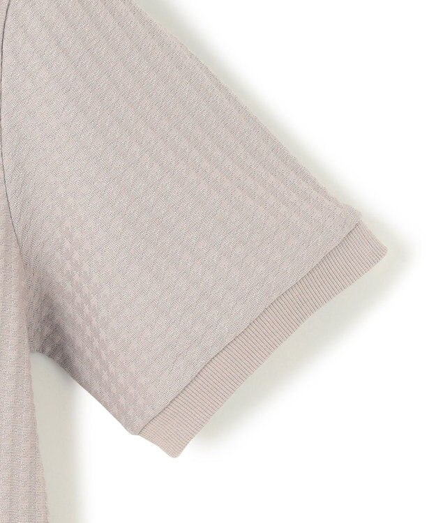 J.PRESS MEN シンプルかつアクセントの効いたデザインが魅力【UVカット / 吸水速乾】【J.PRESS PREMIUM JERSEY】リンクスチドリTシャツ ライトグレー系