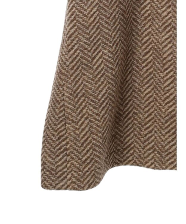 CRAFT STANDARD BOUTIQUE ウール混ガンパッチロングコート Brown