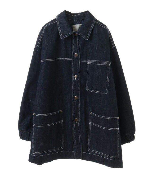 CRAFT STANDARD BOUTIQUE デニム裏キルトコート Indigo